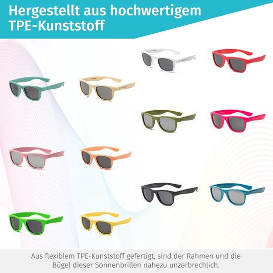 Kinder Zonnebril - Zomer Accessoire - Bescherming Ogen - Lichtgewicht Ontwerp - 10x5x3 cm - Roze van Kinder — afbeelding 2