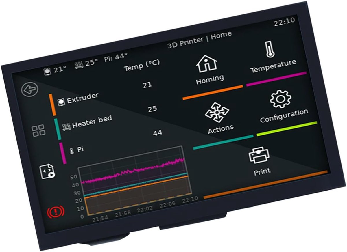 Aanraakscherm Display - Capacitief LCD - Computer Bediening - HDTV Resolutie - 7 Inch