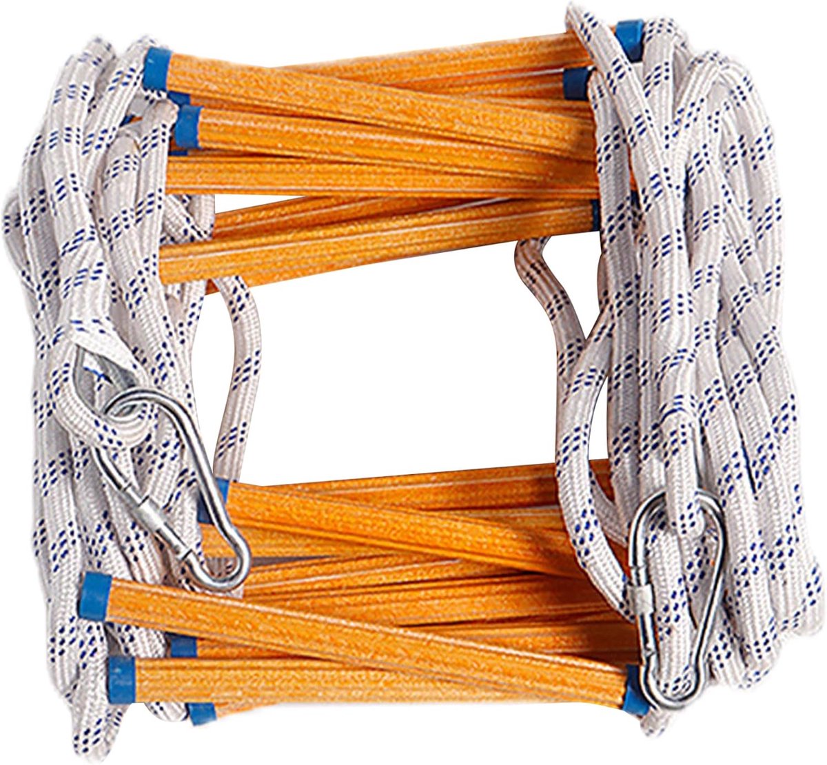 Touwladder Nooduitgang - Klimtouw Veiligheid - Snelle Ontsnapping - Antislip Hars Sporten - 3 Meter Lengte - Zwart