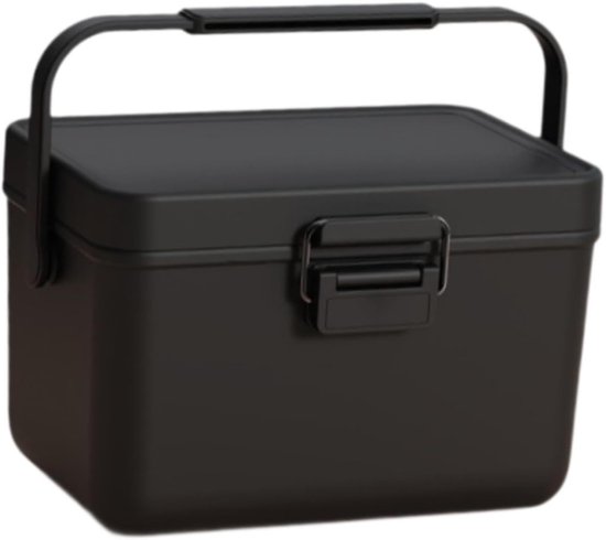 Geïsoleerde Koelbox - Draagbare Koelbox - Eten Warm Houden - Compact Ontwerp - 3.8 Liter - Zwart — afbeelding 5