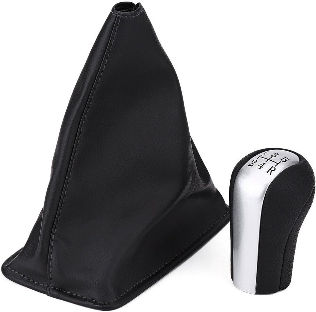 Schakelpook Kit - Schakelhendel Zak - Auto Interieur - 5 Versnellingen - 3.3" x 2.0" x 1.4" - Zwart