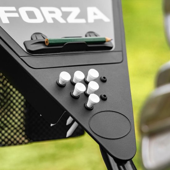 Golftrolley 3 Wielen - Golfkar Duwkar - Golfen Ondersteunen - Lichtgewicht Aluminium Frame - Opvouwbaar Compact - Zwart — afbeelding 3