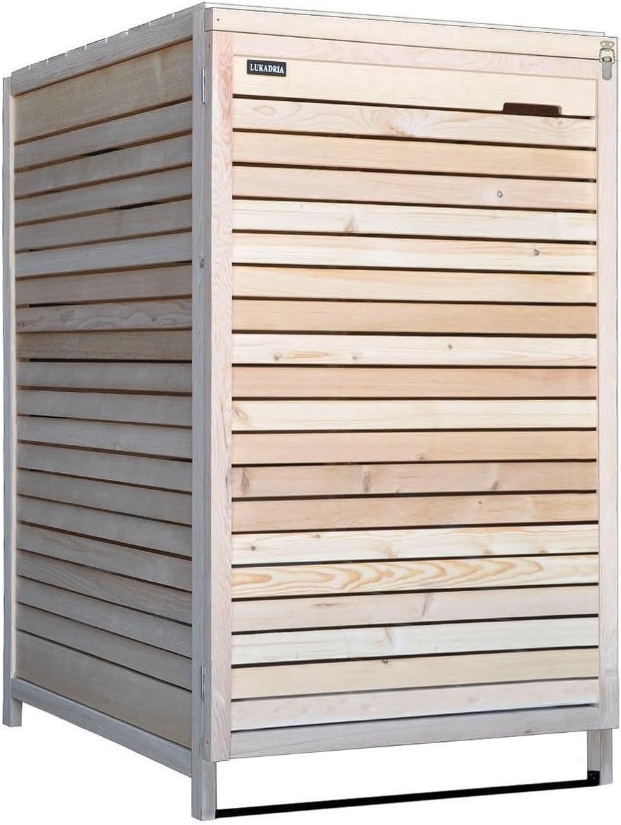 Afvalcontainer Bekleding - Vuilnisbak Omkasting - Ruimte Verfraaien - Natuurlijk Grenenhout - 77 x 67 x 114 cm - Naturel