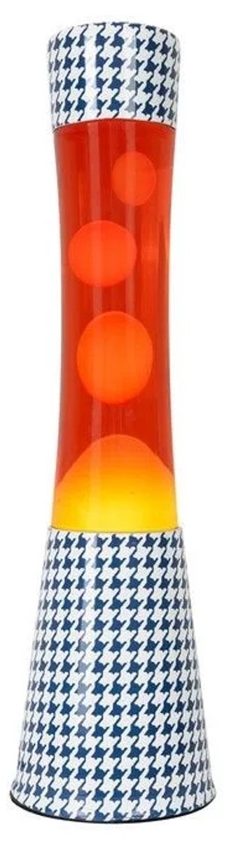 Fisura - Lava Lamp Bon Voyage - geel/oranje - motief sokkel