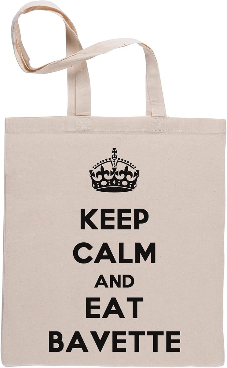 Boodschappentas - Draagtas - Boodschappen doen - Op maat gemaakt - 42 x 38 cm - Beige