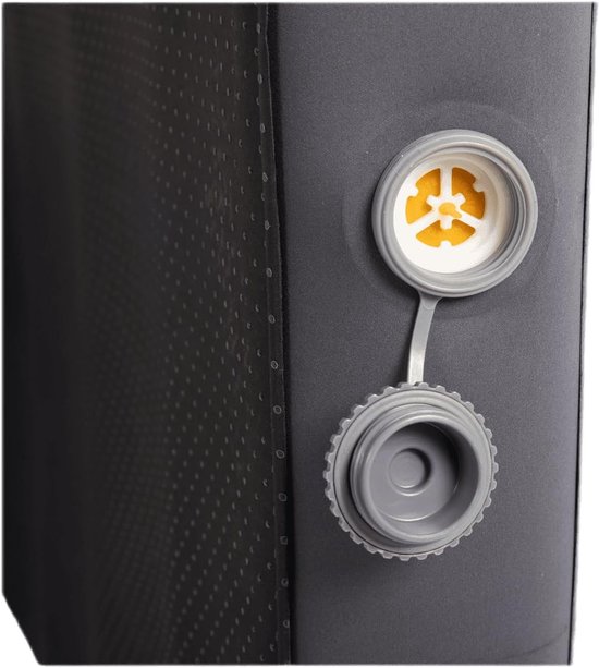 Zelfopblazende Slaapmat - Kampeer Mat - Kamperen en Hiken - Ingebouwde Pomp - 10 Inch Diep - Antraciet — afbeelding 5