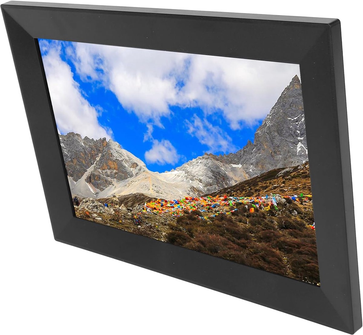 Digitale Fotolijst - IPS Touchscreen - Foto's Delen - Automatische Rotatie - 101 Inch - Zwart
