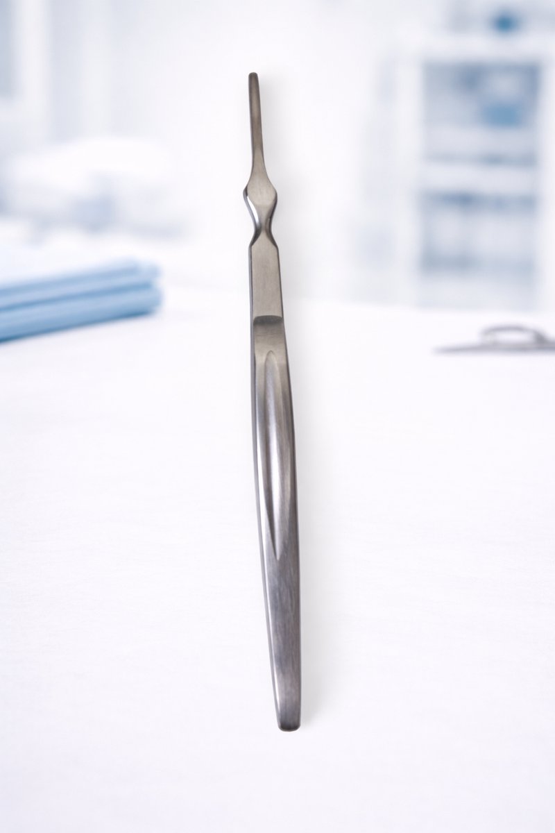 Belux Surgical Instruments / Scalpelmeshouder 7K – 12,5 cm – RVS – Chirurgisch Handvat – Herbruikbaar & Autoclaveerbaar