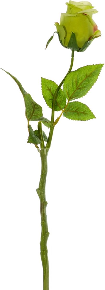 Kunstbloemen Rozen - Zijden Bloemen - Huis Decoratie - Wasbaar Materiaal - 42 cm Hoog - Gr