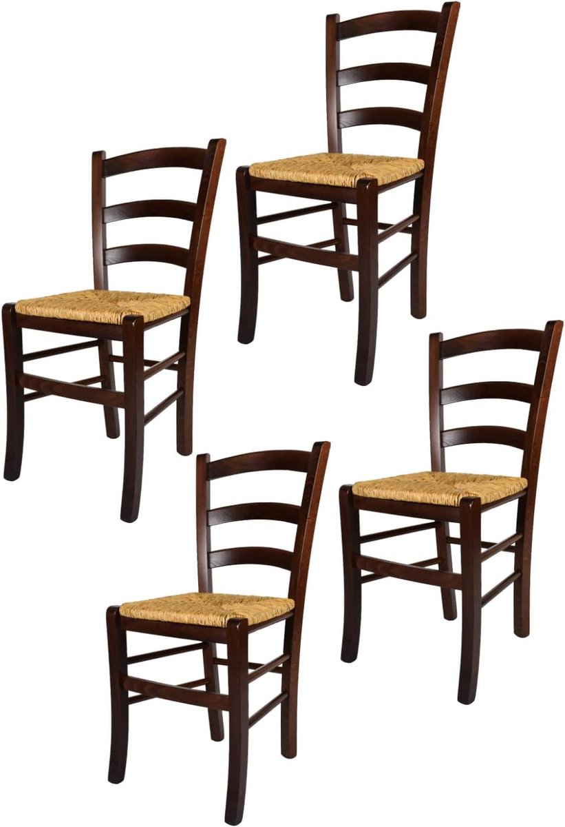 Set stoelen - Eetkamerstoelen Keukenstoelen - Comfortabel Zitten - Handgemaakt In Italië -