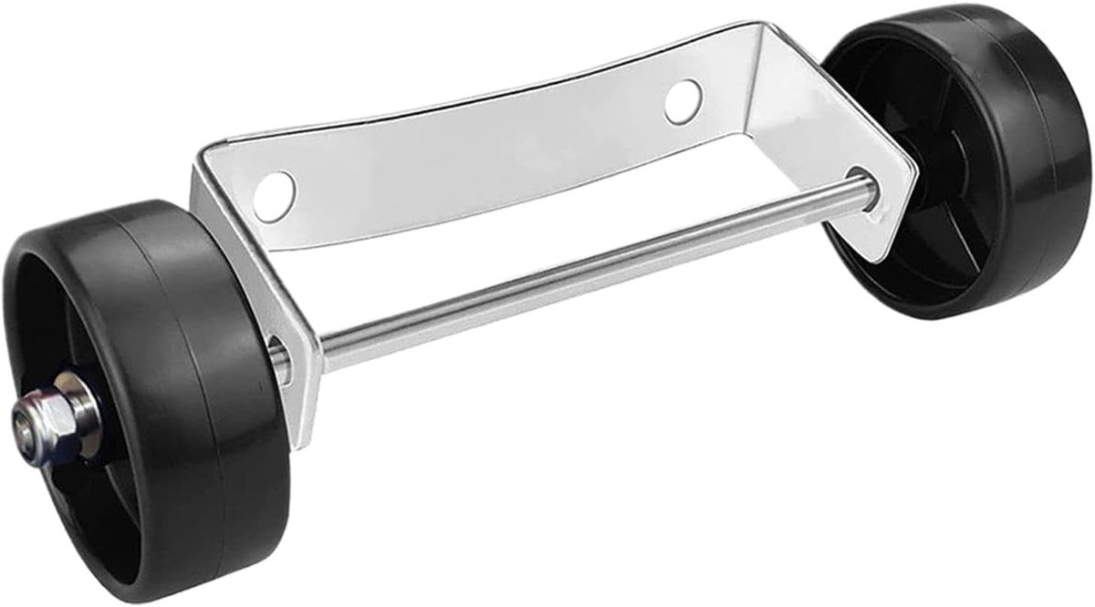 Terrasverwarmer Wielen - Mobiele Onderdelen - Buiten Verwarmen - Roestvrij Staal - 19.8 cm Lengte