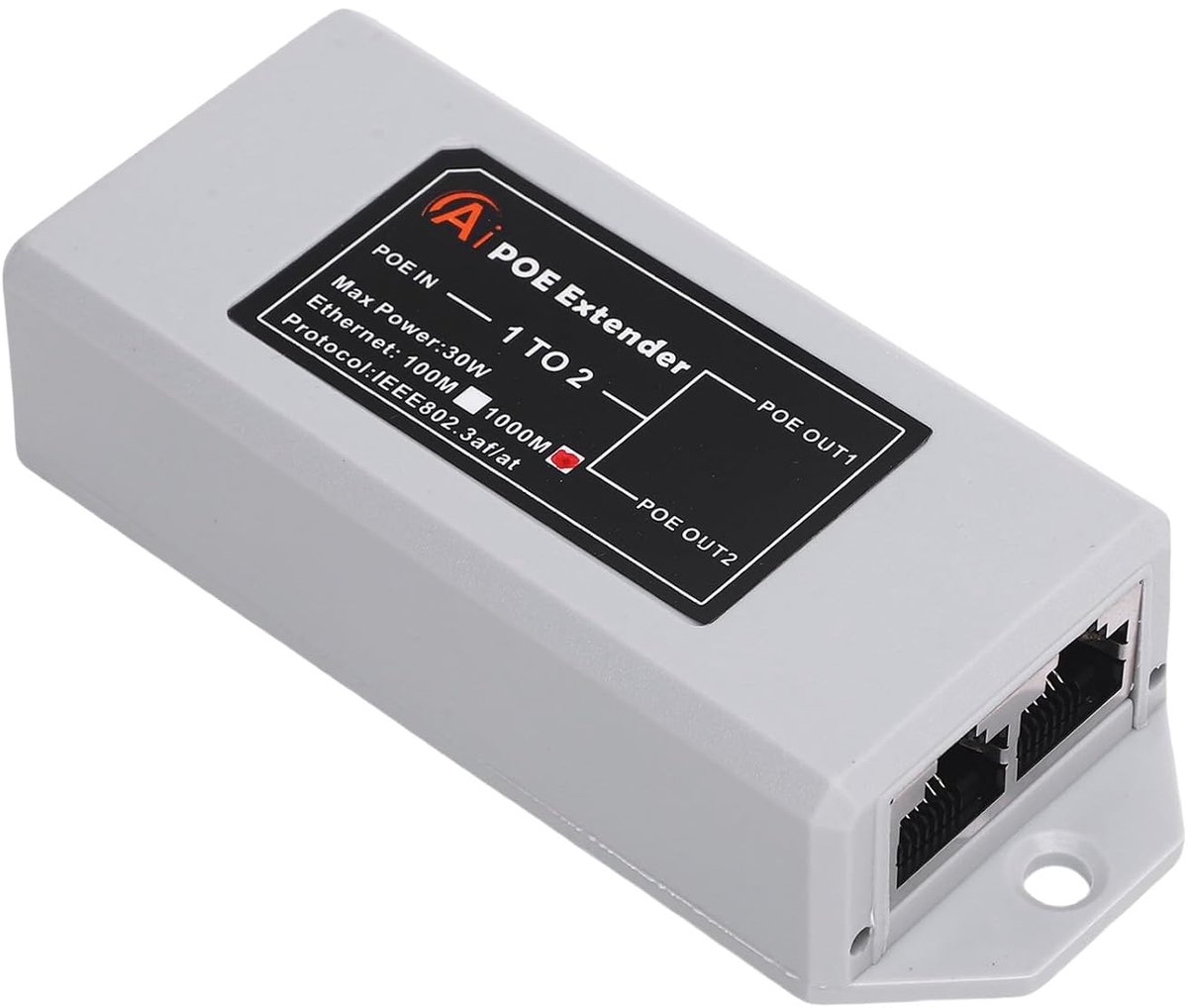 Netwerk Extender - Gigabit Verlenging - Lange Afstand - Plug en Play - 1000 Mbps
