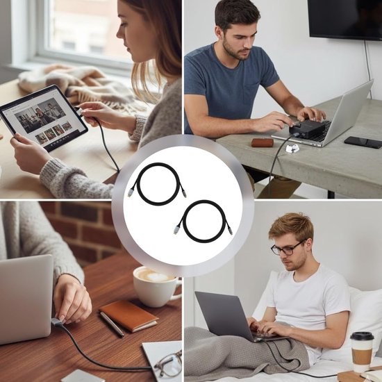 USB C naar Micro B - Externe Harde Schijf Kabel - Data Overzetten - Directe Verbinding - 0.5 Meter — afbeelding 3