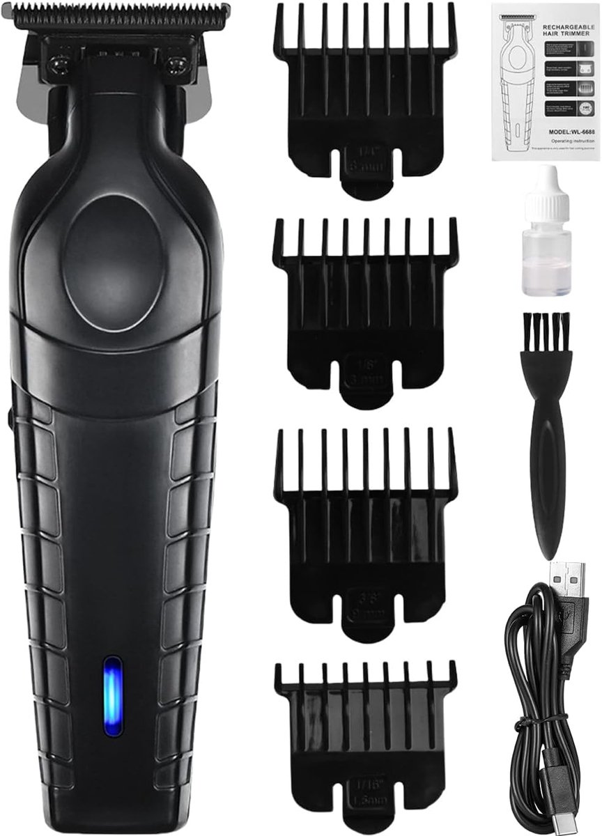 Herenscheerapparaat - Multifunctionele trimmer - Baard en lichaam - Precisie en comfort - 15 x 4 cm