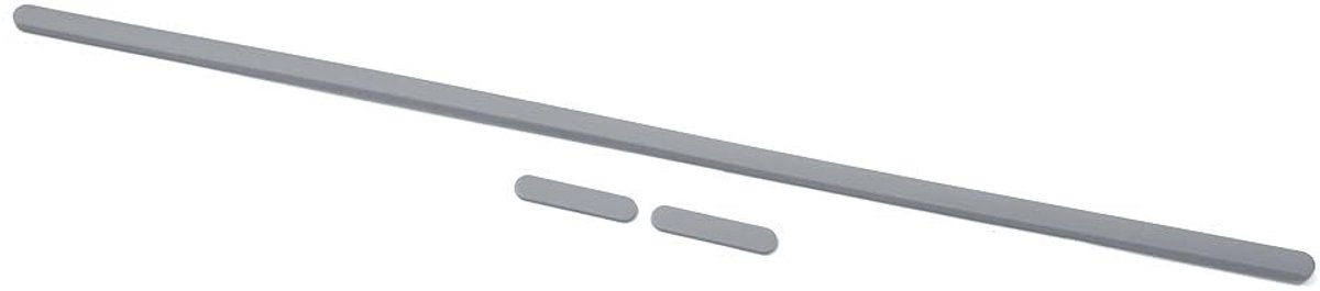 Allecto - Rubberen voetstrips - Bescherming - Zwart - Voor Lenovo Ideapad 5 - Antislip - Nauwkeurige pasvorm - Geschikt voor diverse modellen - Zwart