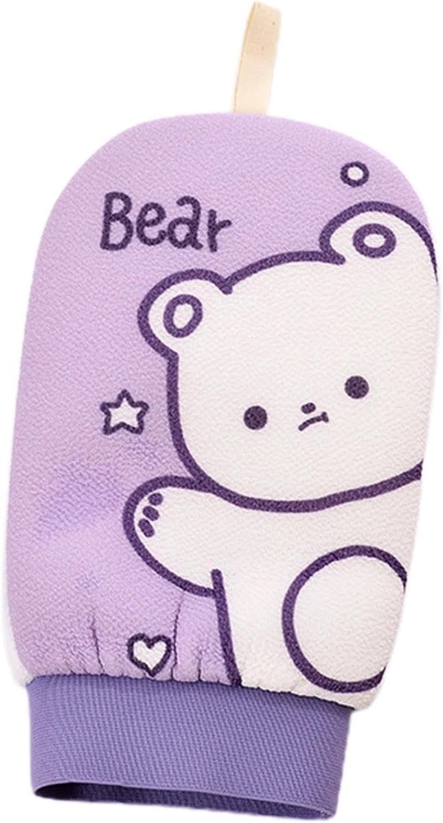 Scrub Handschoen - Washandjes Lichaam - Huid Reinigen - Elastische Band - 23 x 14 cm