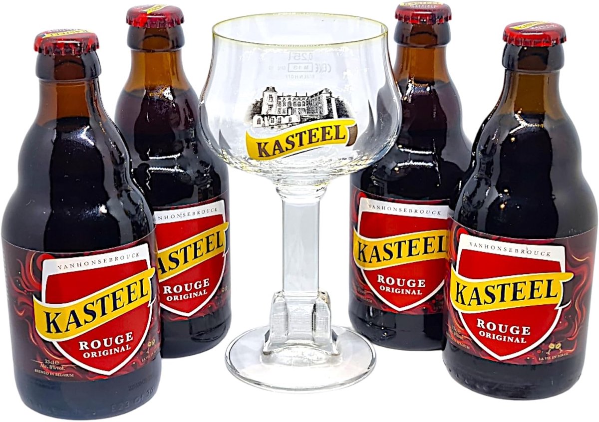 Bierglas Set - Proefglas Kelk - Bier Proeverij - Officiële Uitgave - 33 cl Inhoud - Transparant