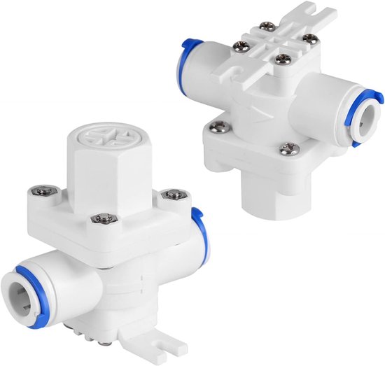 Waterdrukregelaar - Reducerende klep - Waterzuivering - Stabiele waterdruk - 6 cm - Wit blauw — afbeelding 5