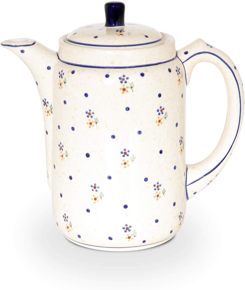 Koffiekan Keramiek - Theepot Serveerschaal - Warme Dranken - Eenvoudig Schoon te Maken - 125 Liter 11x21cm - Decor 111
