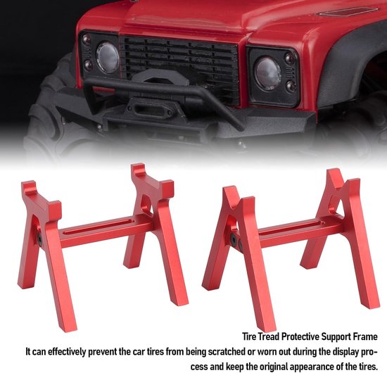 RC Auto Standaard - Display Werkbank - Onderhoud & Showcase - Aluminium Legering Hoge Sterkte — afbeelding 2