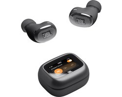 JBL Live Buds 4 – Draadloze Oortjes met Noise Cancelling – Smart Case met Touchscreen - Earbuds Bluetooth – 40 uur – Waterdicht – IP55 - Zwart