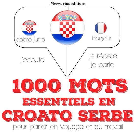 1000 mots essentiels en croato serbe - cover