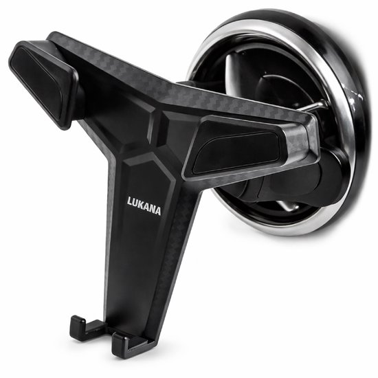 Lukana A-1605 - Telefoonhouders Auto voor Standaard en Ronde Ventilatierooster - Autohouder Telefoon - Universeel - GSM Houder Auto - Geschikt voor Mercedes, Audi, Mini Cooper en meer!