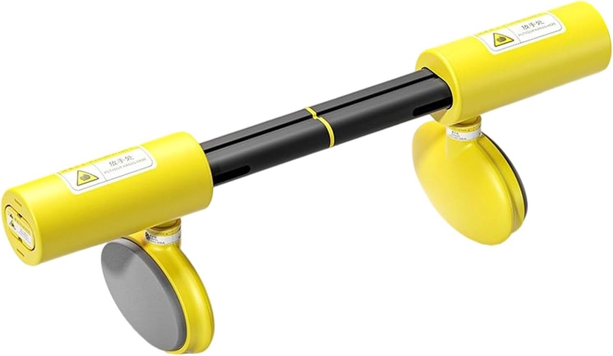 Armspier Trainer - Spierversterker - Fitness Lichaamstraining - Verstelbare Intensiteit - 56.5 x 19 x 15 cm - Geel