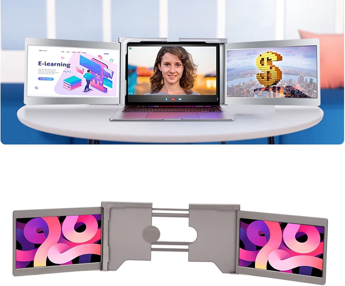 Dubbel Laptop Scherm - Draagbare Extender - Productiviteit Vergroten - Full HD IPS - 12 Inch