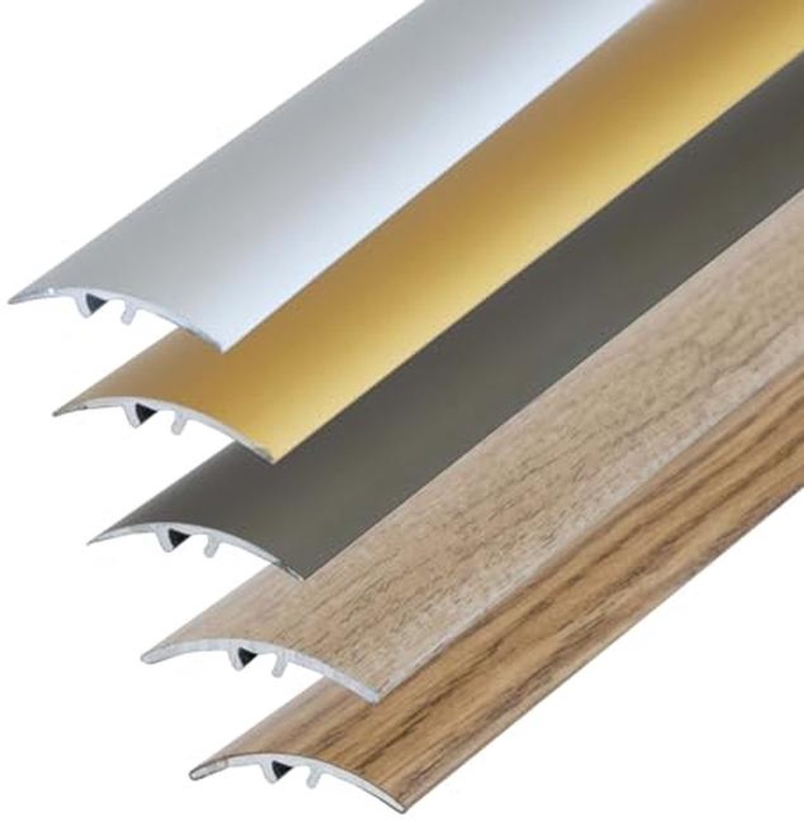 Overgangsprofiel 90cm x 40mm voor Vloeren - Inclusief Bevestigingsmateriaal