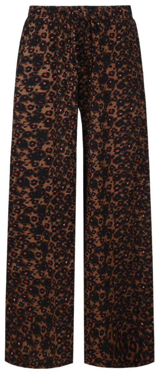 Fluresk Broek Aster Pants 26vzf06 Tawny Camel/berry Fuchsia Dames Maat - W38