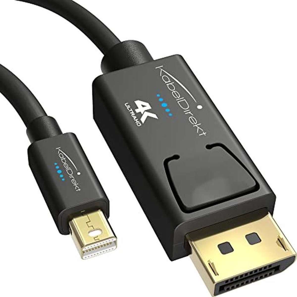 Mini DisplayPort naar DisplayPort Kabel 2m - 4K UHD 60Hz - Voor PC en Mac
