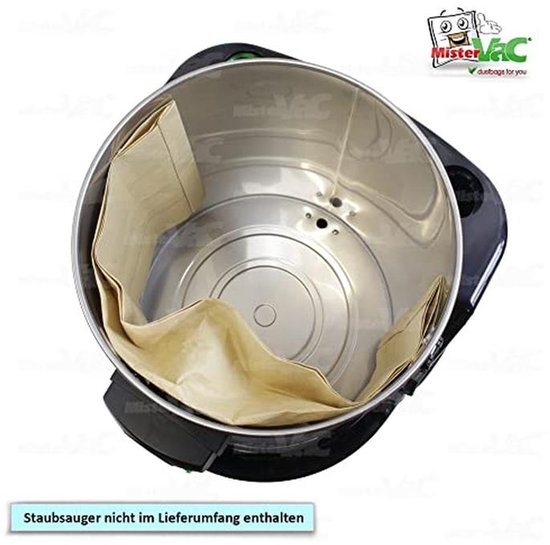 Compatibele stofzuigerzakken voor Fakir 9800 S - 10 stuks