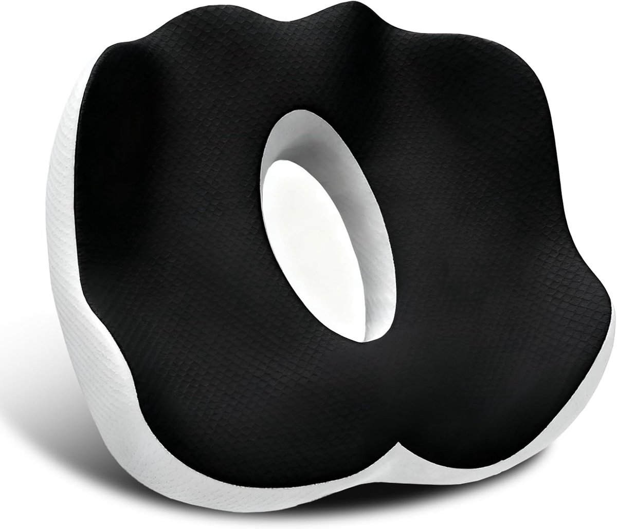 Ergonomisch Orthopedisch Zitkussen – Verlicht Stuitbeenpijn – Comfortabel Zitten – Voor Bureaustoel & Auto