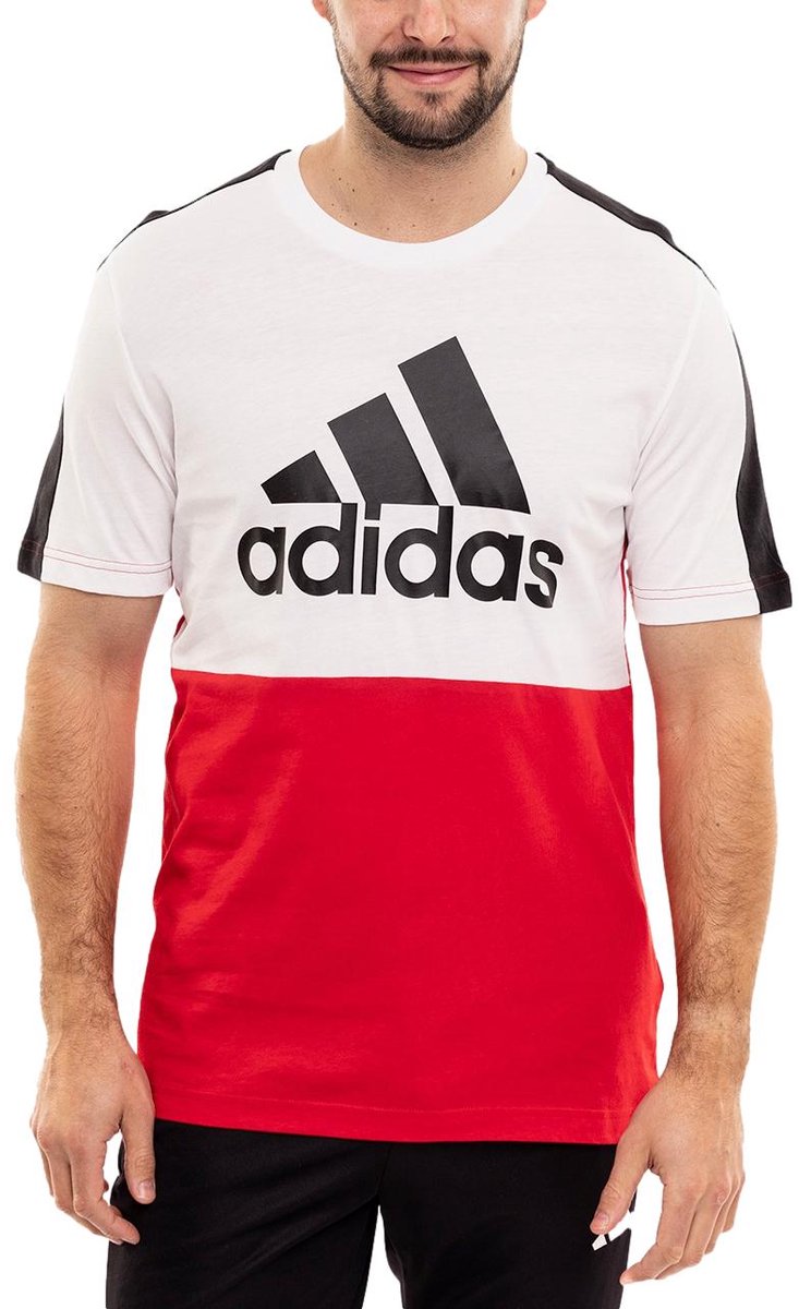 adidas T-shirt Heren ESS – Katoen Wit