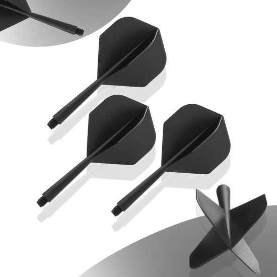 Stabiele Darts met Schachten - 12 Stuks Plastic Flights en Schachten voor Precisie en Controle van Merkloos — afbeelding 5