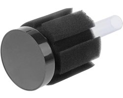 Allecto- Aquariumfilter - Cilinder - Biochemische werking - Zachte spons - Filter - Voor aquarium - Zwart - 2 stuks - Compatibel met XY-180 Aquarium
