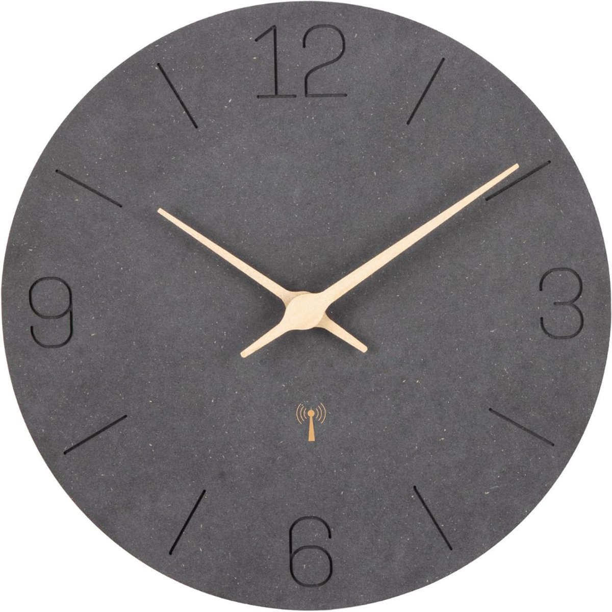 Klok - Wandklok Modern - Klokken - Industrieel - Zwart