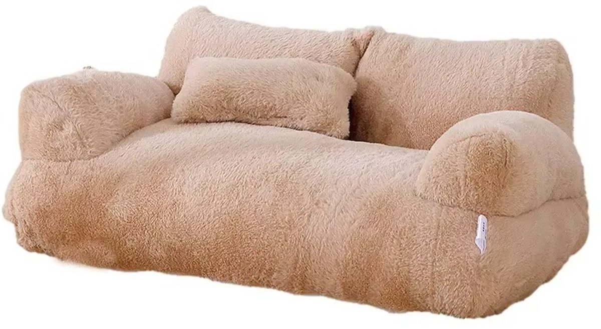 Naiz - Kattenbank - Katten bed - Beige - 55x38x18cm - Fluffy
