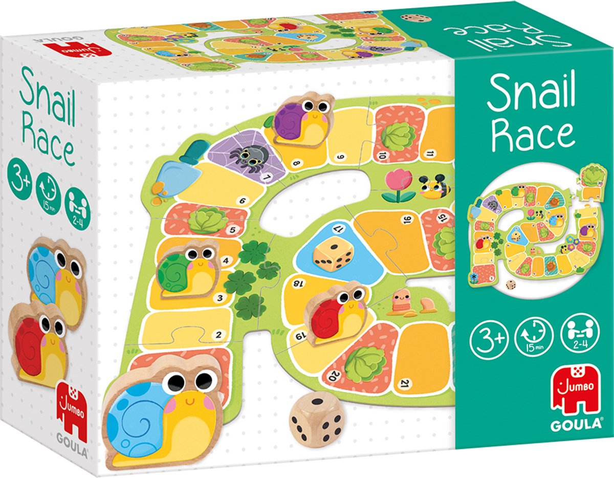Jumbo - Goula - Snail Race - Educatief Spel