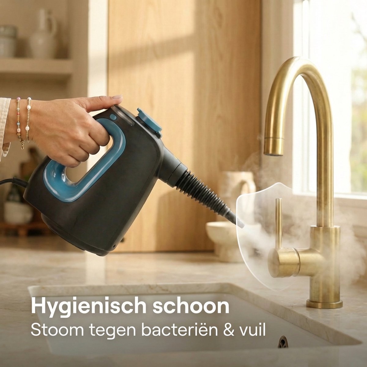 Badkamer Schoonmaken met Stoomreiniger |Natuurlijk, Zonder Chemicaliën