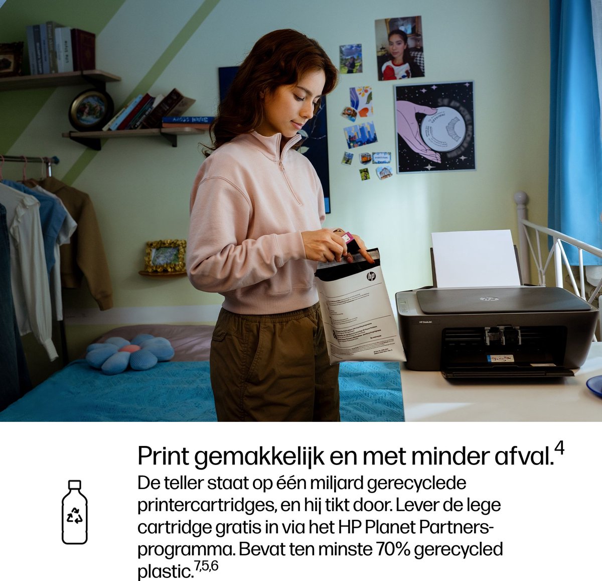 HP DeskJet 2910 Draadloos All-in-One Kleur Printer — afbeelding 7