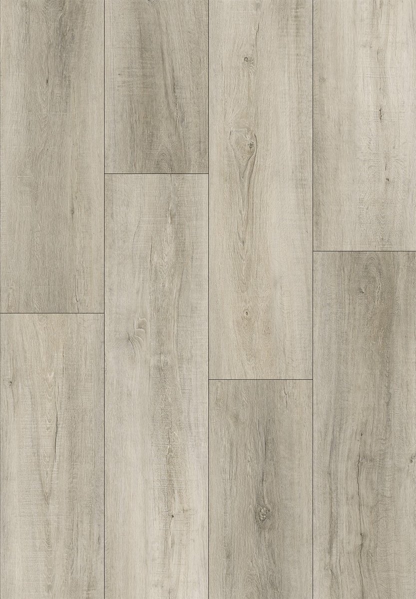 Mexen Santa Rosa vinylpanelen 1240 x 182 mm SPC 6,5 mm, IXPE-onderlaag 1,5 mm, 4 V-groef, Eik - F1139-1240-182-505-4V1-01