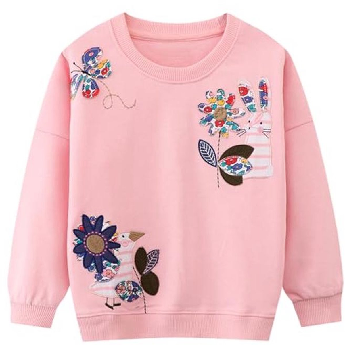Katoenen Sweatshirt voor Meisjes 2-10 Jaar - Casual Pullover voor Kinderen