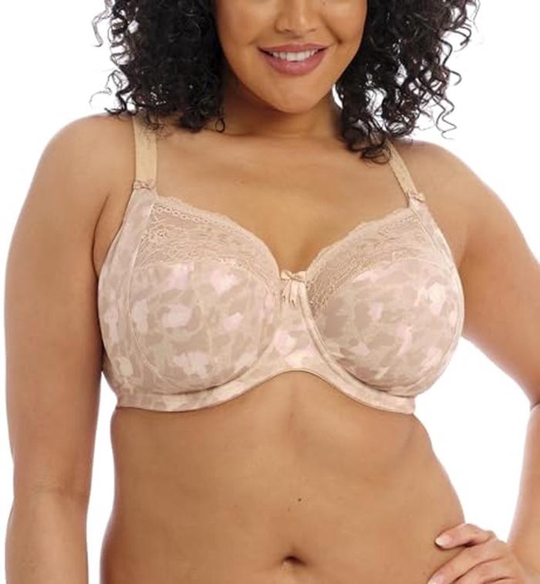 Plus Size Dames BH met Stretch Lace & Moderne Dierenprints