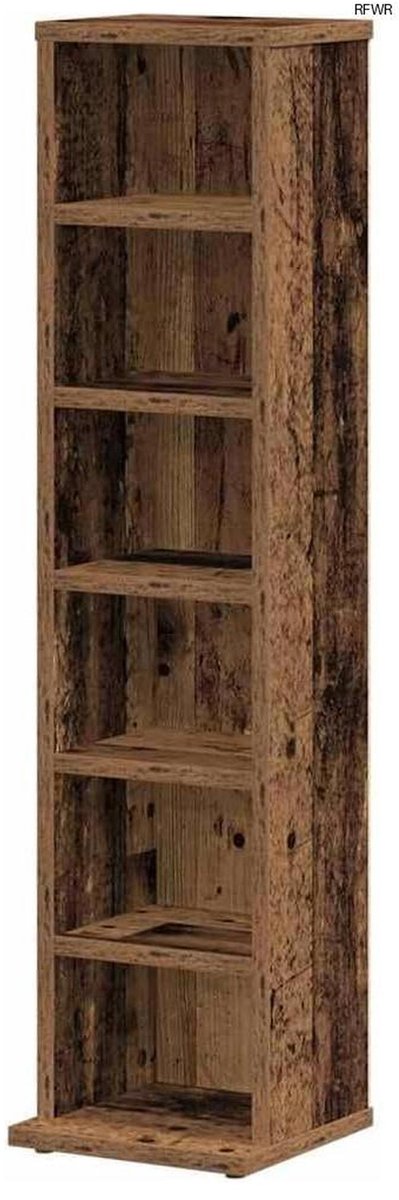 Cd-kast van bewerkt hout - Multifunctioneel opbergmeubel voor cd's, dvd's en meer