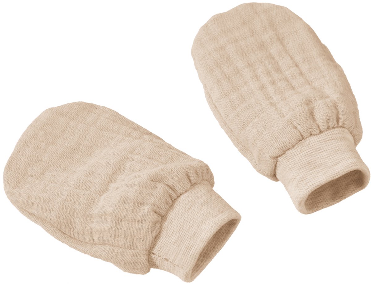 Cottonbaby krabwantjes - Cottonsoft - beige - newborn