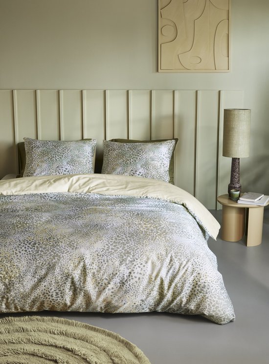 Beddinghouse Sia dekbedovertrek - Lits-Jumeaux - 240 x 200/220 cm - Groen van Beddinghouse — afbeelding 2