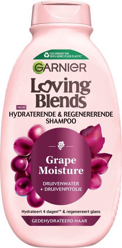 Garnier Loving Blends Grape Moisture Shampoo 300ml - 6 stuks
