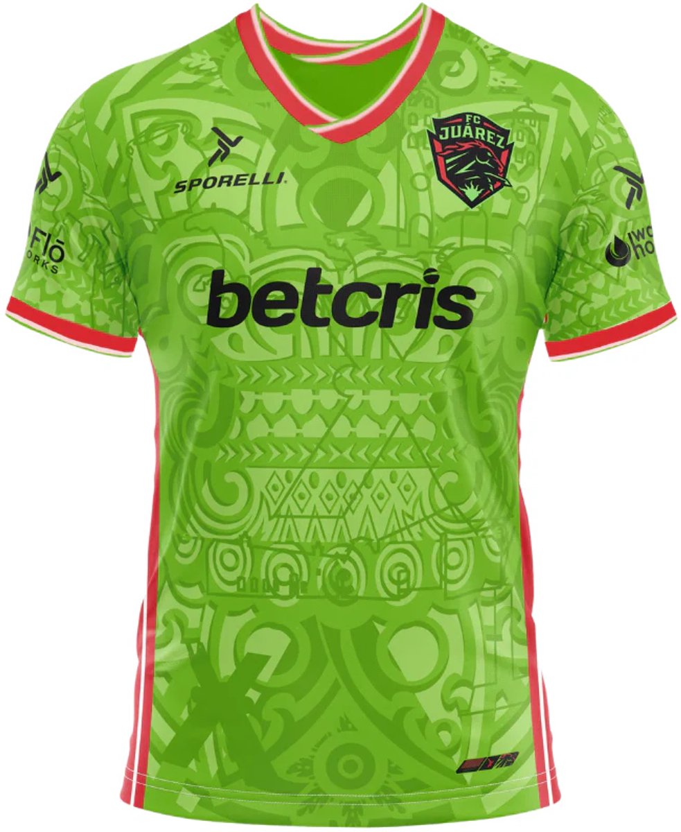 FC Juárez Thuisshirt 2023 - Mexico Voetbalshirt - FC Juárez - Maat L - Sporelli - Globalsoccershop